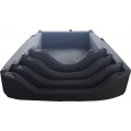 Waterproof Rectangular Black Large Bed 28 X 26 X 8" (70 X 65 X 20cm) Hem & Boo